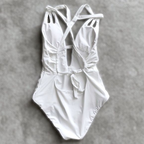 BECCA Color Code Plunge One Piece Swimsuit! - Picture 5 of 6